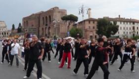 Flash Mob 2014, forma lunga a via dei fori imperiali. https://www.youtube.com/watch?v=F3ZhcsrAnN4&authuser=0